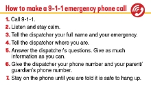 Picture of 9-1-1 Phone Call Wallet Cards
