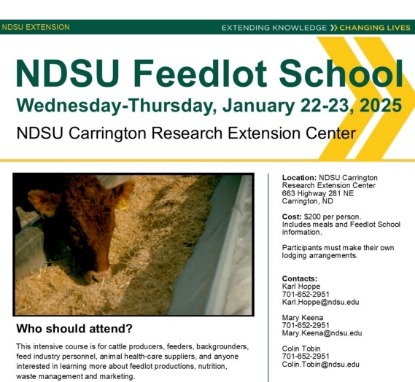 Picture of NDSU Feedlot School