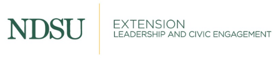 NDSU Extension Leadership and Civic Engagement logo